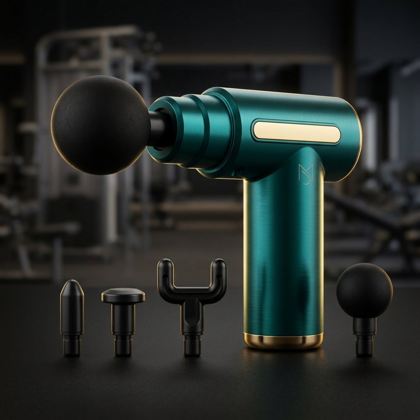 RecoveryX Pro™ – Pistola de Masaje Percusión 4 en 1 | Recuperación Muscular Profunda | Silenciosa, Potente e Inalámbrica