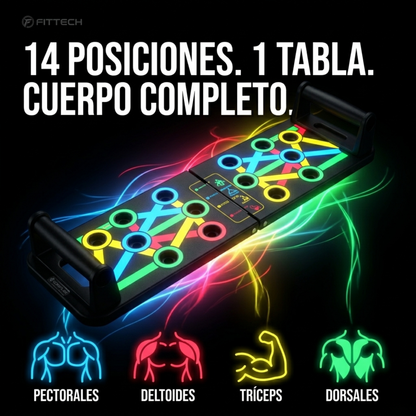 IronBoard™ – Plataforma de Flexiones de Alta Intensidad | Maximiza Fuerza, Definición y Resistencia | Entrena Como un Atleta