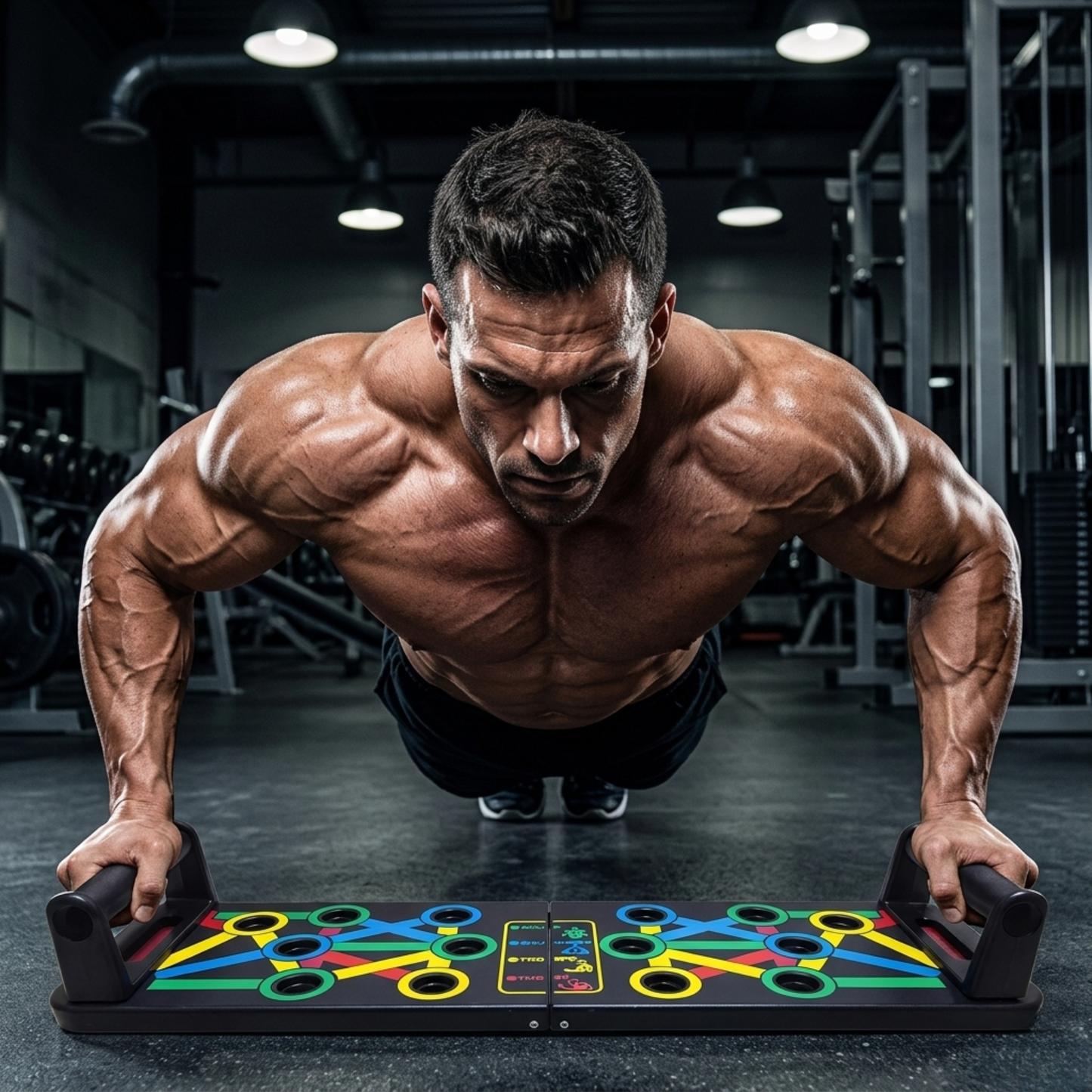 IronBoard™ – Plataforma de Flexiones de Alta Intensidad | Maximiza Fuerza, Definición y Resistencia | Entrena Como un Atleta