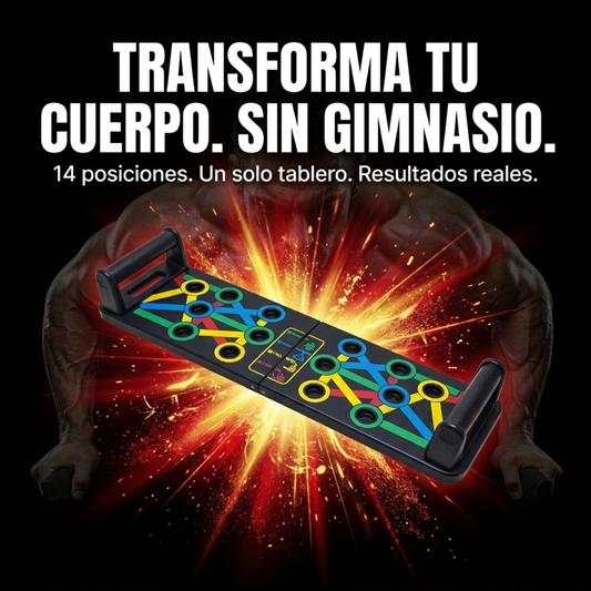 IronBoard™ – Plataforma de Flexiones de Alta Intensidad | Maximiza Fuerza, Definición y Resistencia | Entrena Como un Atleta